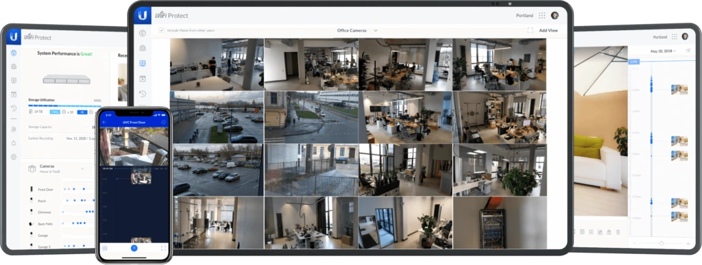 Ubiquiti, Unifi Network, Unifi Protect, Unifi Access, Apps.